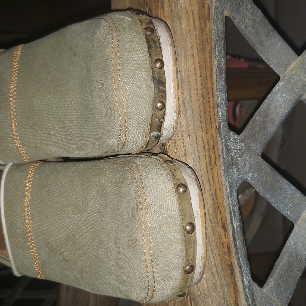 Dansko Green Fabric Clog Size 41 - image 2